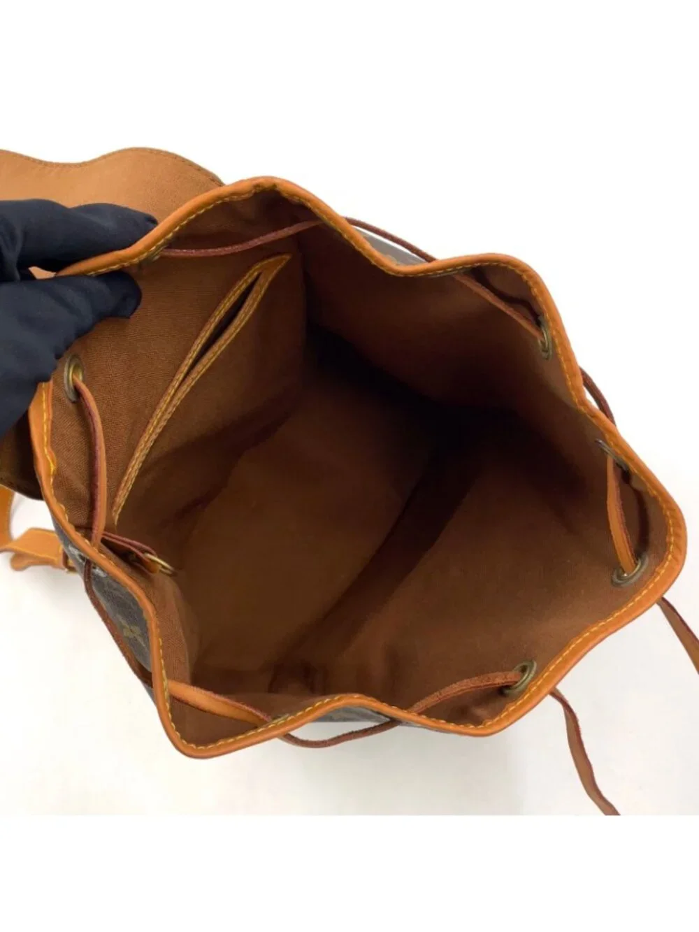 Louis Vuitton Montsouris MM Monogram Leather Backpack
